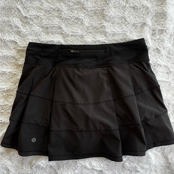 lululemon athletica Dresses & Skirts - Lululemon Pace Rival Black Tennis Skirt